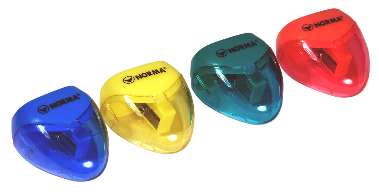 Підстругачка для олівців NORMA (4815N), пластикова, з контейнером